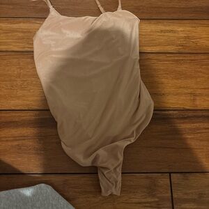 aerie Nude Beige Tank Bodysuit